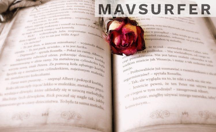 book, rose, book mark