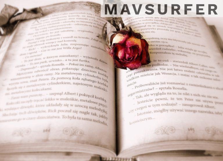 book, rose, book mark
